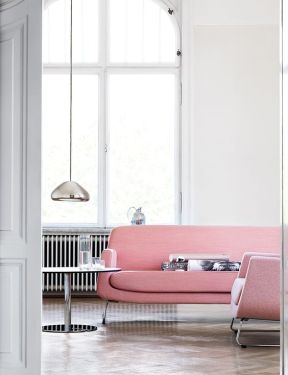 Dusty pink sofa - 79ideas.org