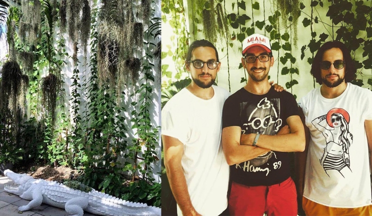 Plant The Future - De g. à droite : Thomas, Romain, Mathieu - Wynwood - Miami - Eleonore Terzian - eleonoreterzian.com